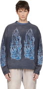 Who Decides War Flame Glass Sweatshirt