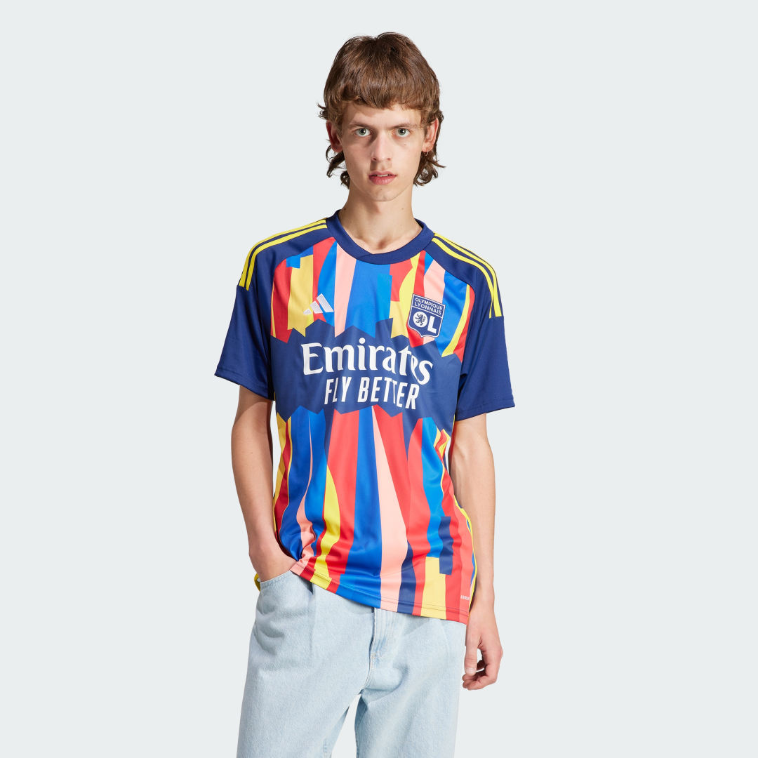 Dres adidas Performance Olympique Lyonnais 23/24 Third Jersey Rôznofarebný | IQ3886, 1