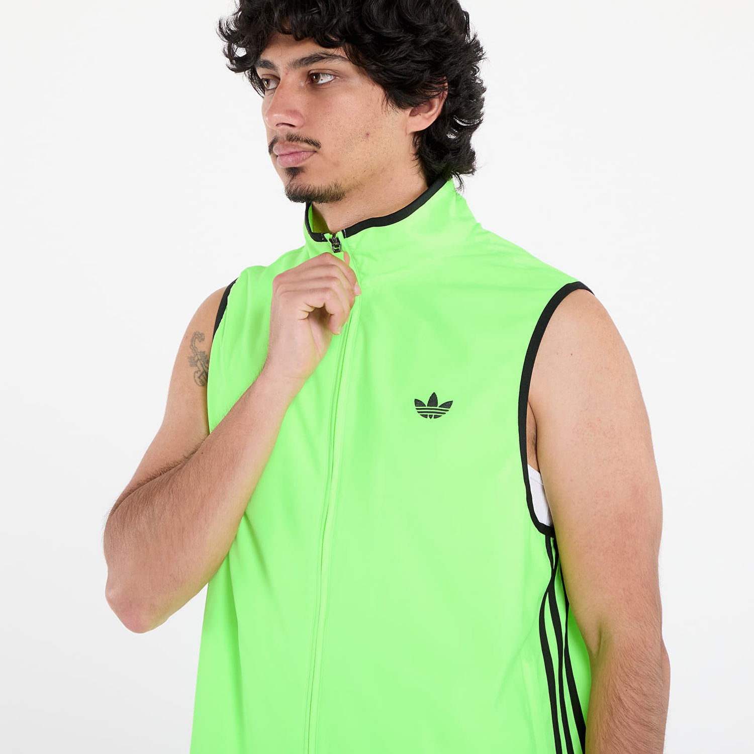 Vesta adidas Originals Adicolor Running Vest Zelené | JZ5554, 1