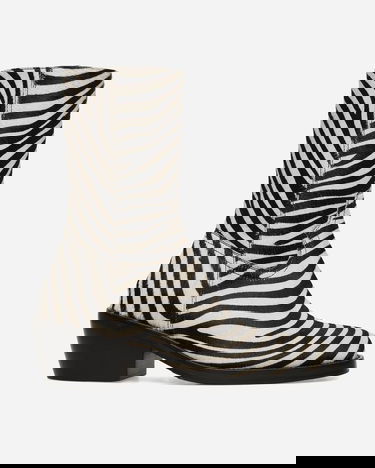 Doplnky Dries Van Noten Ponyhair Zebra Print Boots Rôznofarebný | 252-021707-302 900, 1