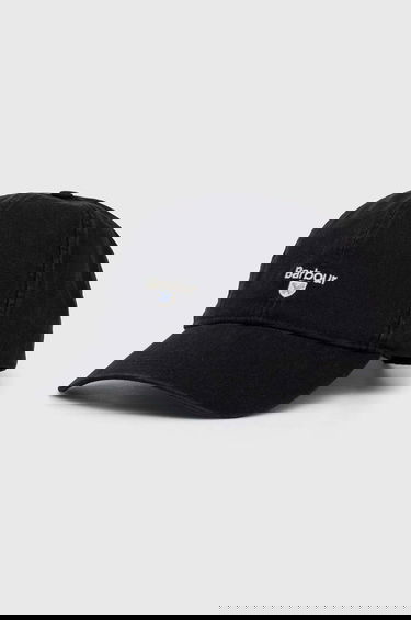 Šiltovka Barbour Cotton Baseball Cap with Embroidered Logo Čierna | MHA0274, 0