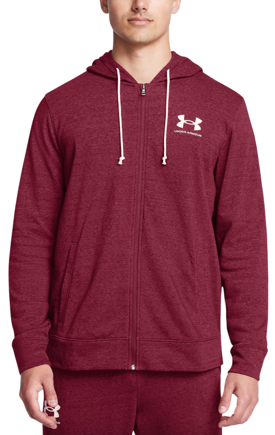Mikina Under Armour Under Armour Rival Terry Full-Zip Hoodie Vínová | 1370409-625, 0