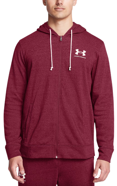 Mikina Under Armour Under Armour Rival Terry Full-Zip Hoodie Vínová | 1370409-625, 0