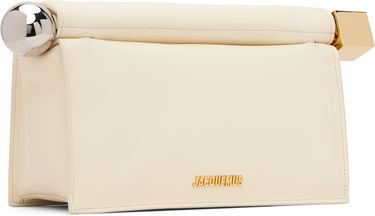 Kabelka Jacquemus Grained Leather Flap Clutch 'The Rond Carré' Červená | 24EBAW00356AC27L14, 4