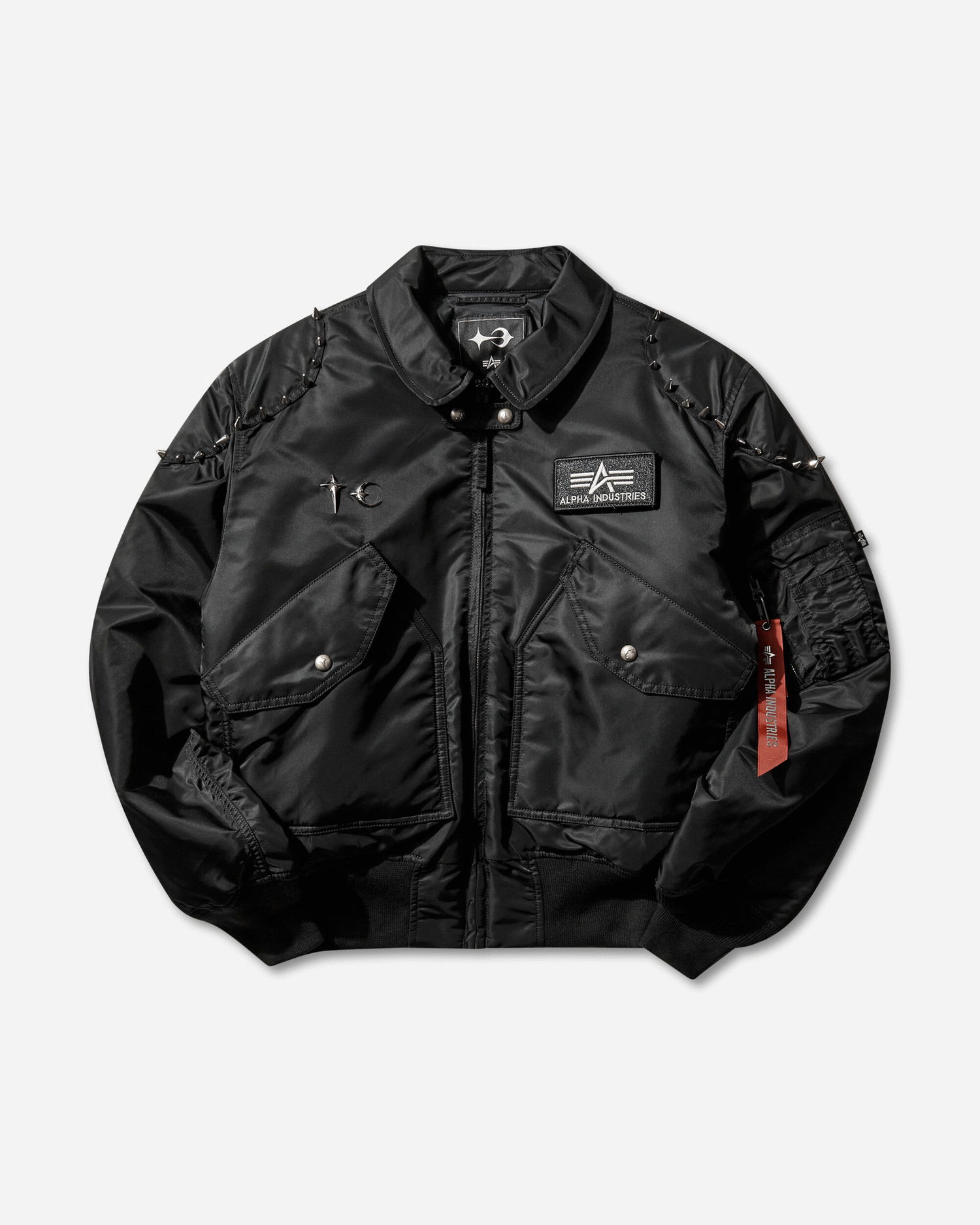 Bomber bunda Alpha Industries Thug Club CWU 45/P Spike Flight Jacket Čierna | 258152 03, 1