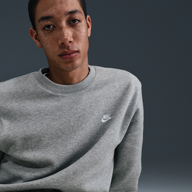 Mikina Nike Nike Club Fleece Crew Sweatshirt Šedá | FN3886-063, 4