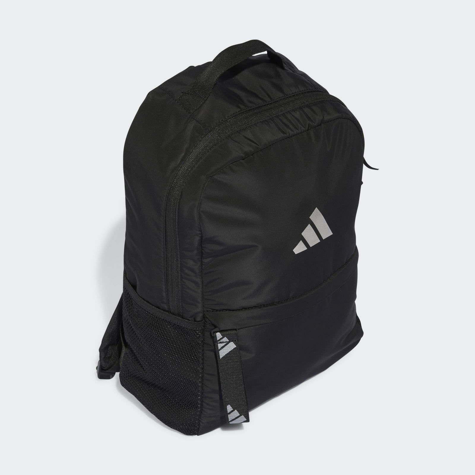 Black Backpack With Zippered Pocket