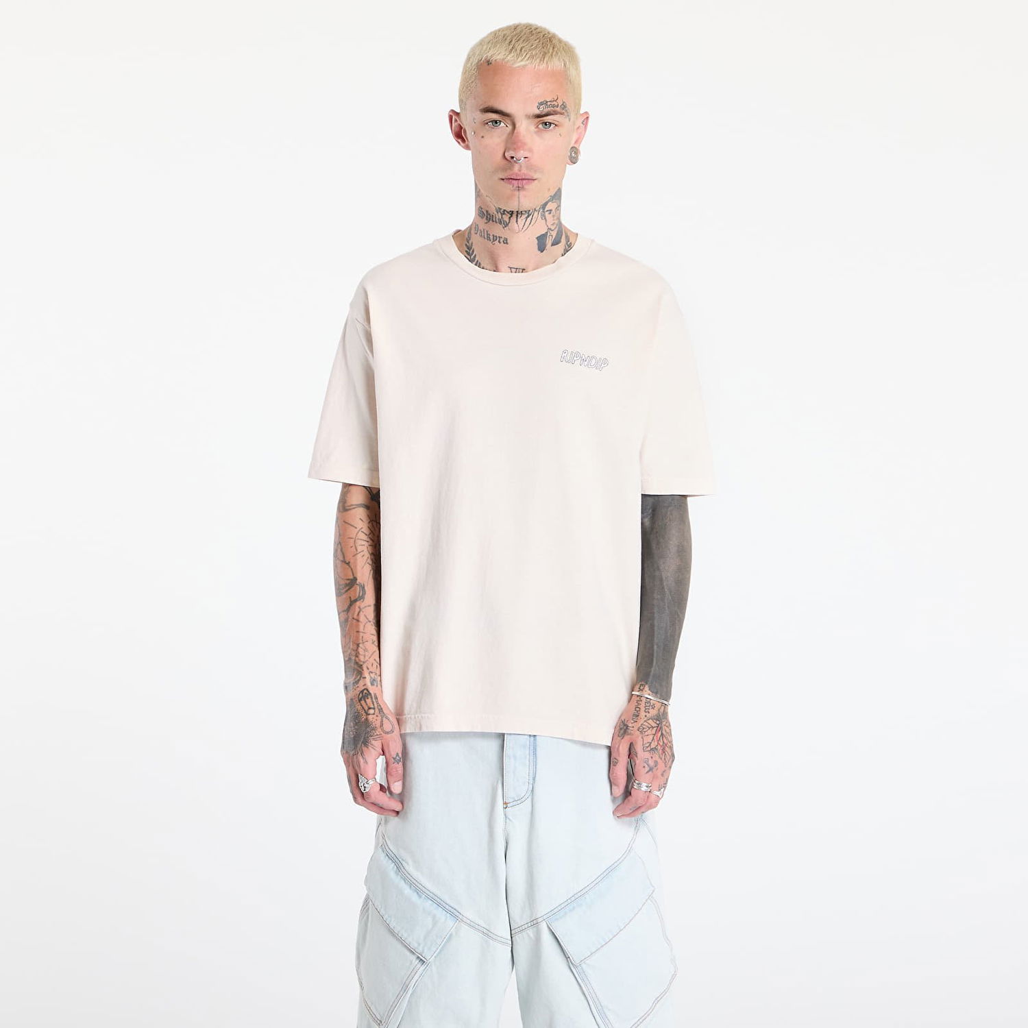 Tričko RIPNDIP RIPNDIP Coconerm T-Shirt Béžová | RNDSUM25152, 0
