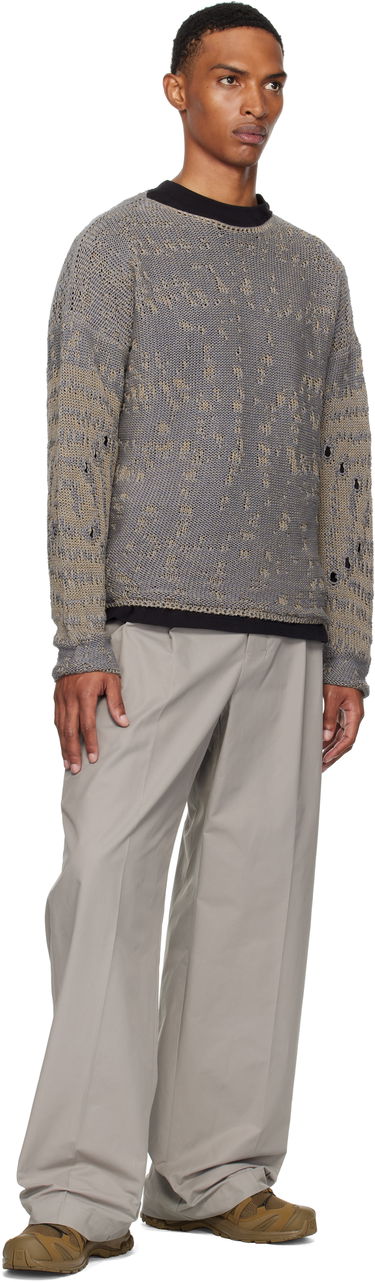 Sveter ROA ROA Vortex Crewneck Sweater Šedá | RBMW0439YA62, 3