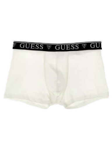 Boxerky GUESS Logo Elasticated Waistband Boxer Trunk Béžová | U2RF00K6YW1