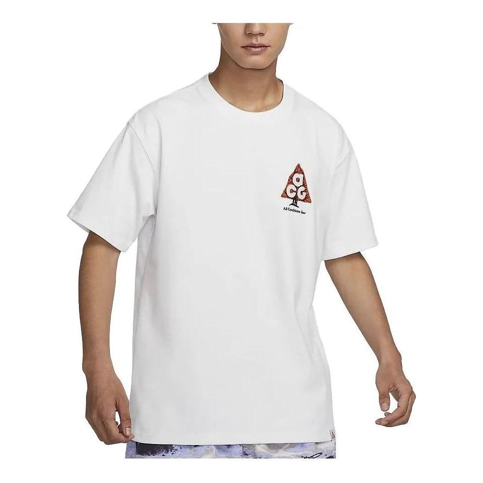 Tričko Nike ACG ACG Wildwood Logo Short Sleeve T-Shirt Biela | FJ1132-121, 0