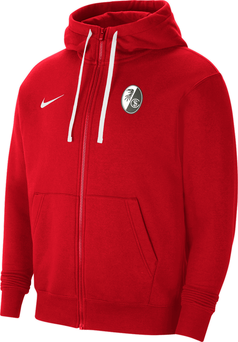 Mikina Nike Nike SC Freiburg Full-Zip Hoodie Červená | 6scfcw6887-657