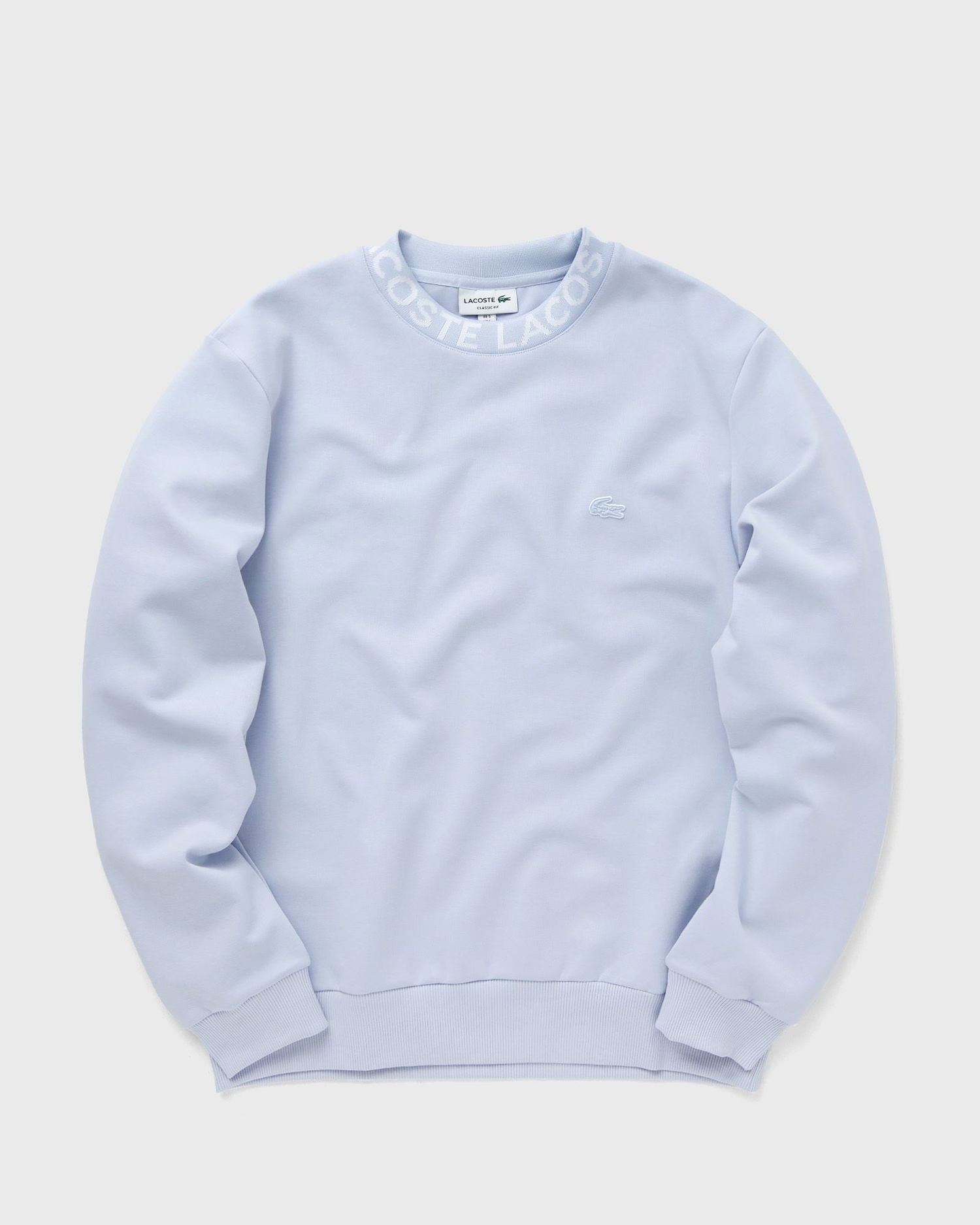 Mikina Lacoste LOGO JACQUARD COLLAR DOUBLE FACE SWEATSHIRT Modrá | SH7473-J2G, 0