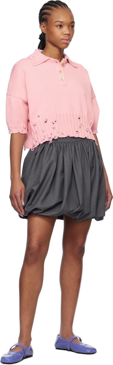 Sukňa Marni Marni Wool Balloon Mini Skirt Šedá | GOMA0699U0 TW839, 3