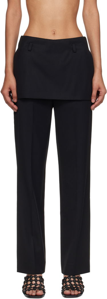 Nohavice TOTEME TOTEME Skirt Trousers Čierna | 253-WRB0284-FB0435, 0
