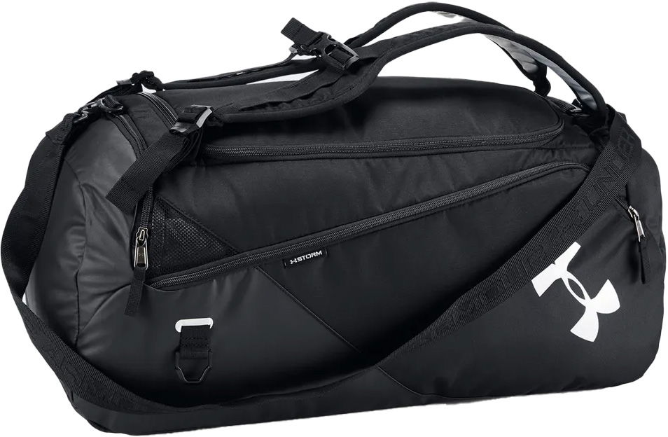 Batohy a tašky Under Armour UA Contain Duo MD BP Duffle-BLK Čierna | 1381919-001, 0