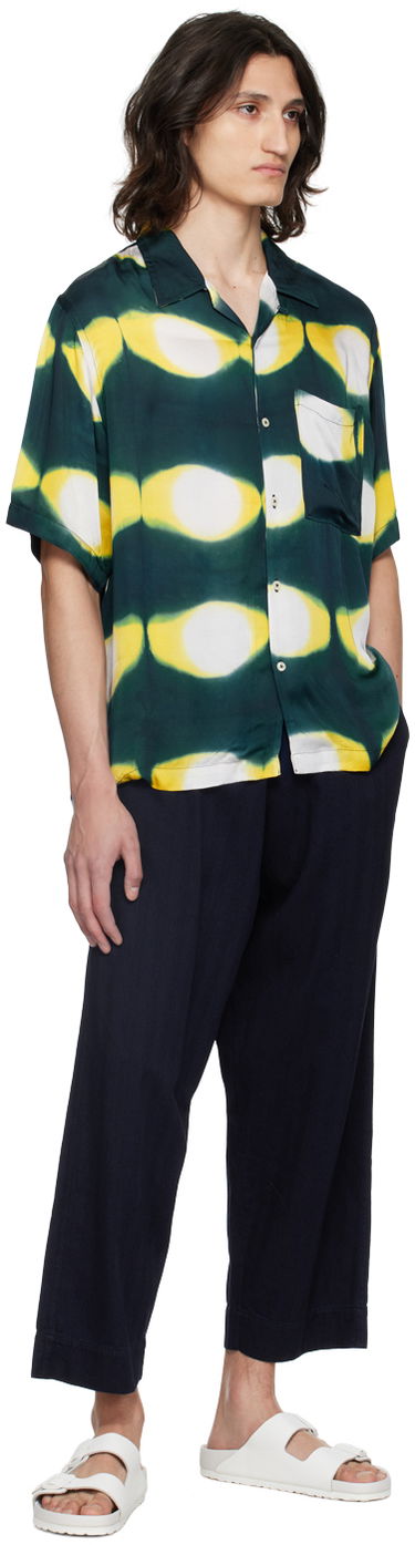 Košeľa Universal Works Universal Works Hand-Dyed Resort Shirt Zelené | 30187, 3