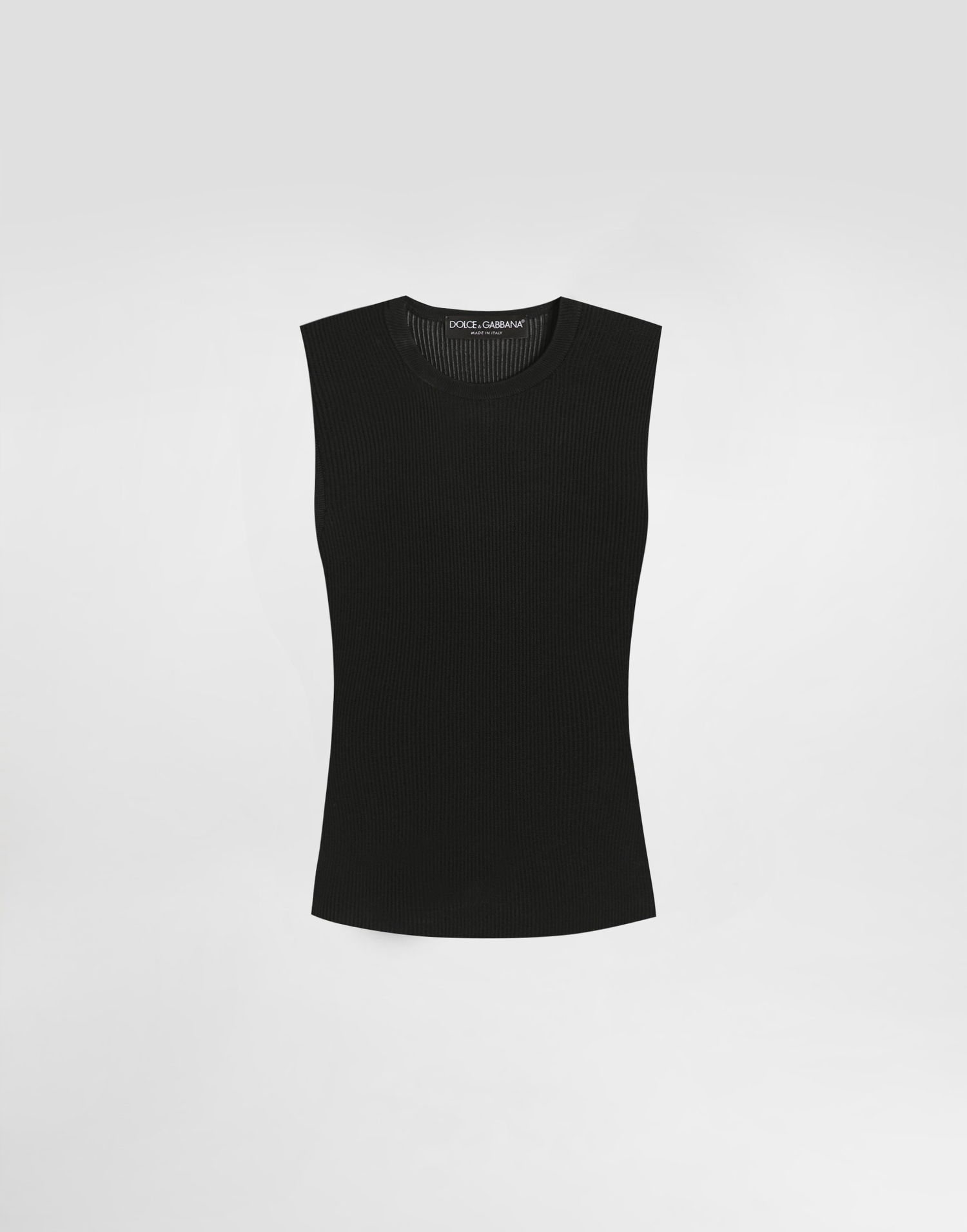 Tielko Dolce & Gabbana Viscose Tank Top Čierna | FXT53TJAIRZN0000, 0