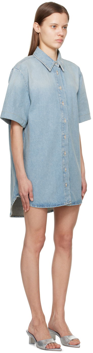 Šaty Loulou de Saison Loulou de Saison Sant Denim Minidress Modrá | SANT, 1