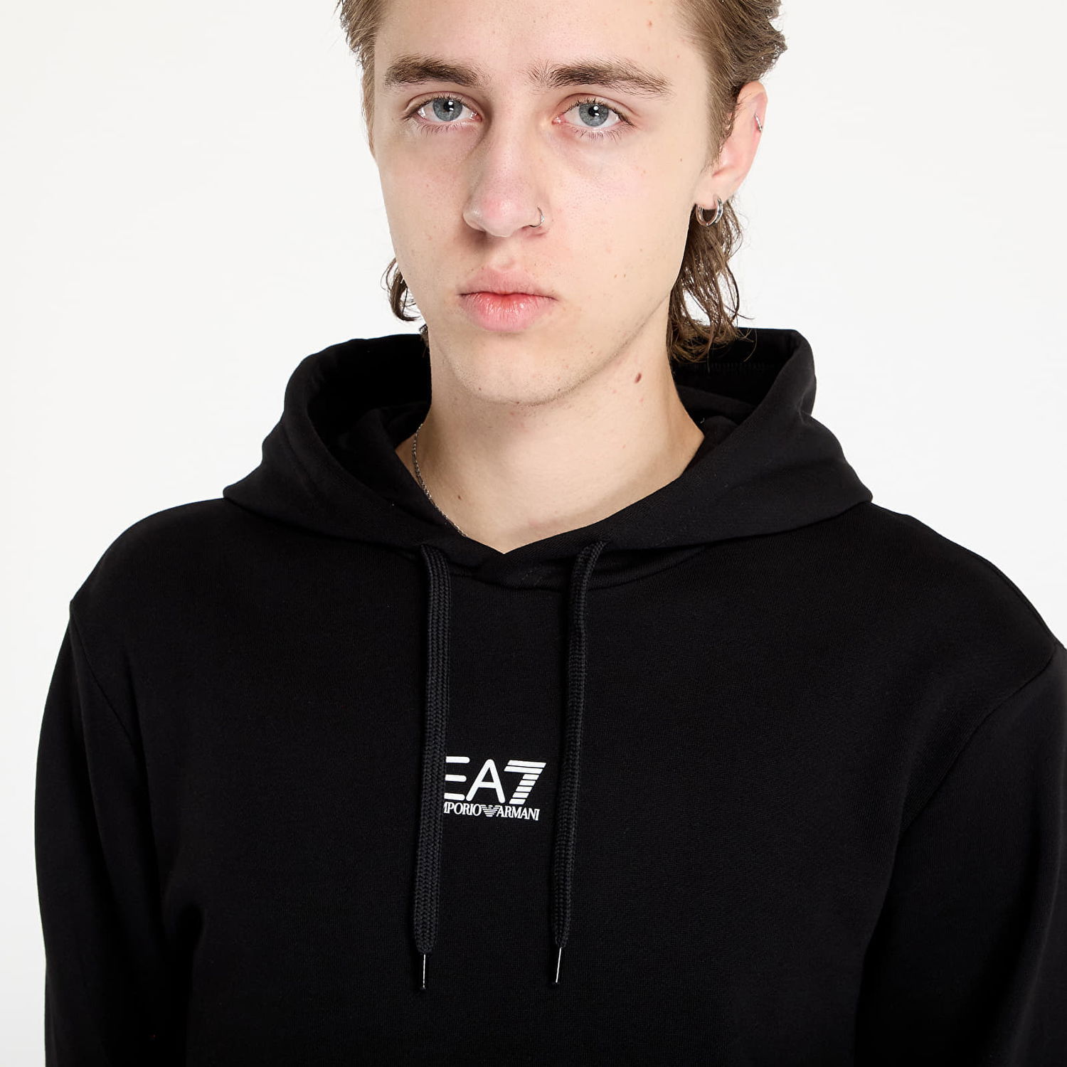 Mikina Emporio Armani Sweatshirt EA7 Sweatshirt Black S Čierna | 8NPM37PJVTZ1200, 1