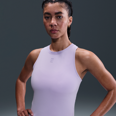 Tielko Nike NikeCourt Advantage Dri-FIT Tennis Tank Fialová | FZ6657-515, 1