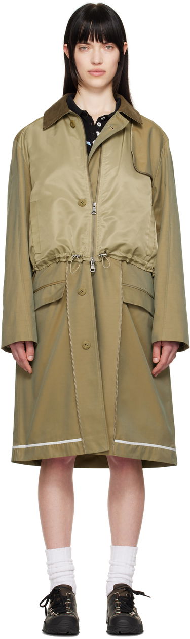 Trenčkot Andersson Bell Andersson Bell Bomber Mix Trench Coat Zelené | awa677m, 0