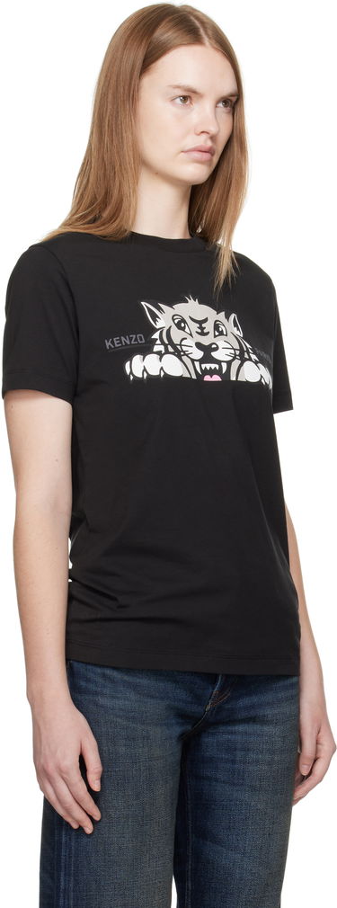 Tričko KENZO Kenzo Paris 'Happy Tiger' T-Shirt Čierna | FF62TS3524SO, 1