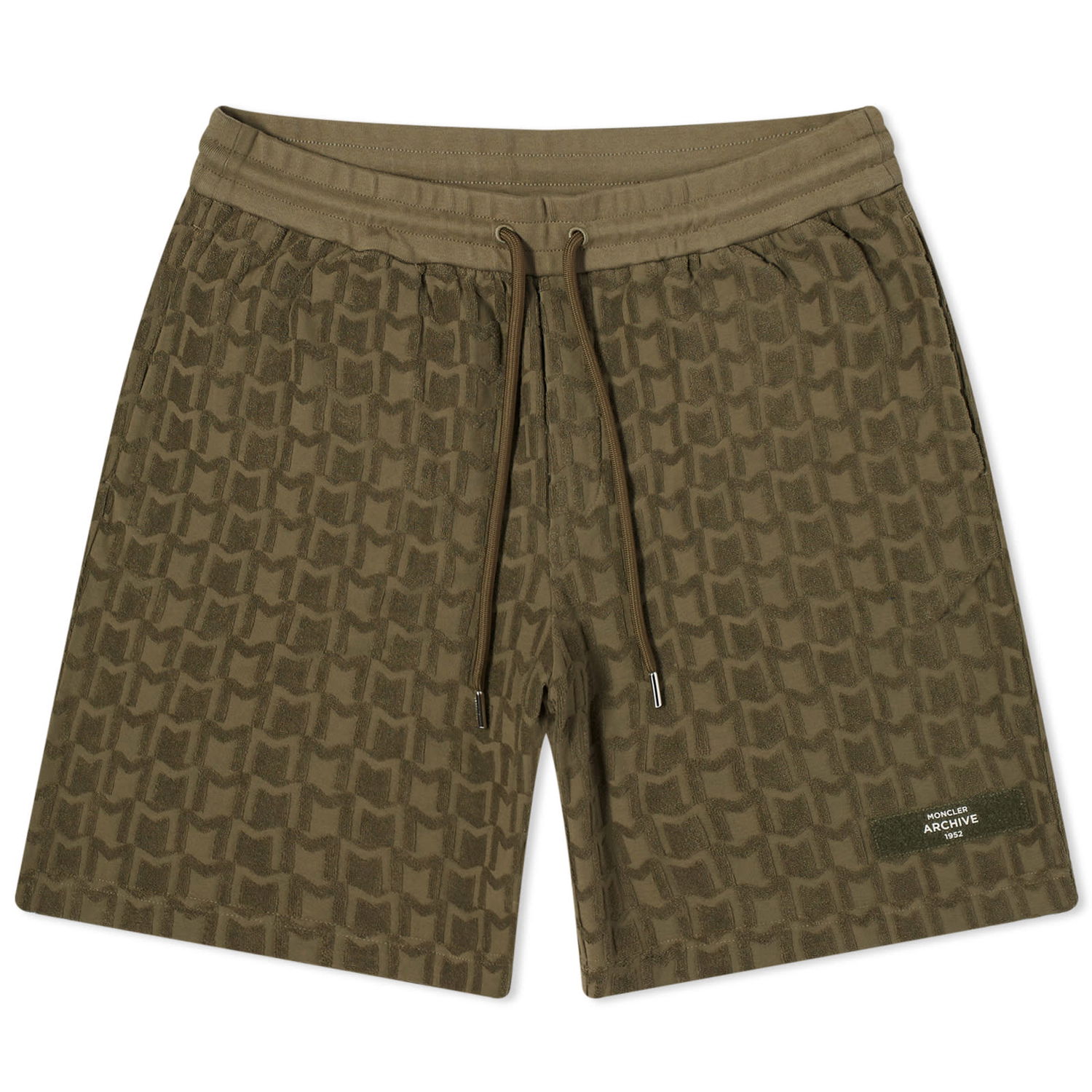 Šortky Moncler Towelling Monogram Short Zelené | 8H000-14-89AI5-823, 0