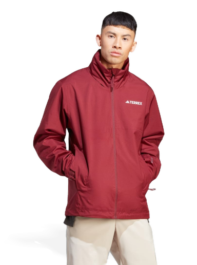 Vetrovka adidas Performance Terrex Multi RAIN.RDY 2-Layer Červená | IA1815