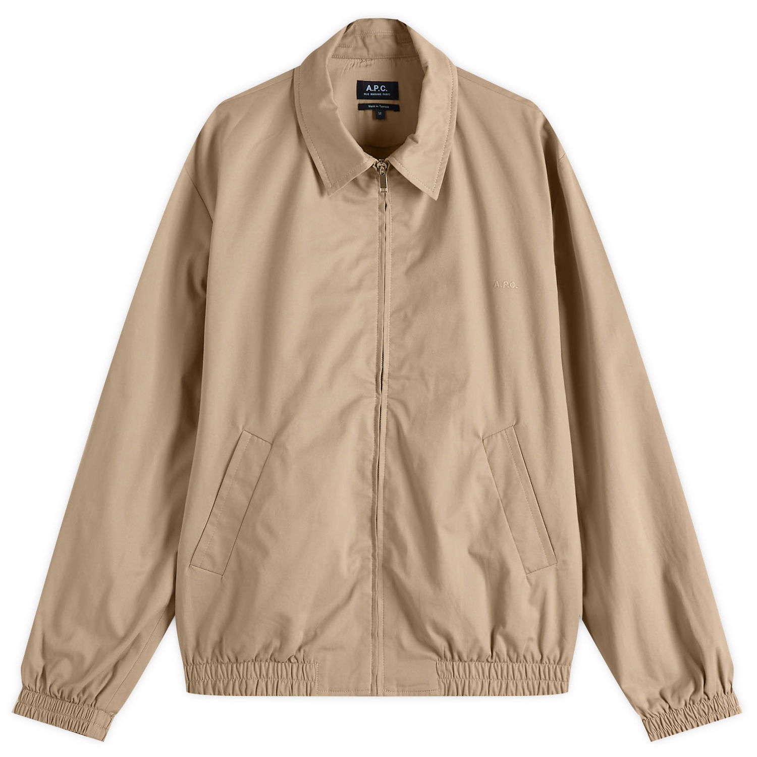 Vetrovka A.P.C. Men's Gilbert Gaberdine Jacket, Size Small Béžová | COGZR-H02922-BAA, 0