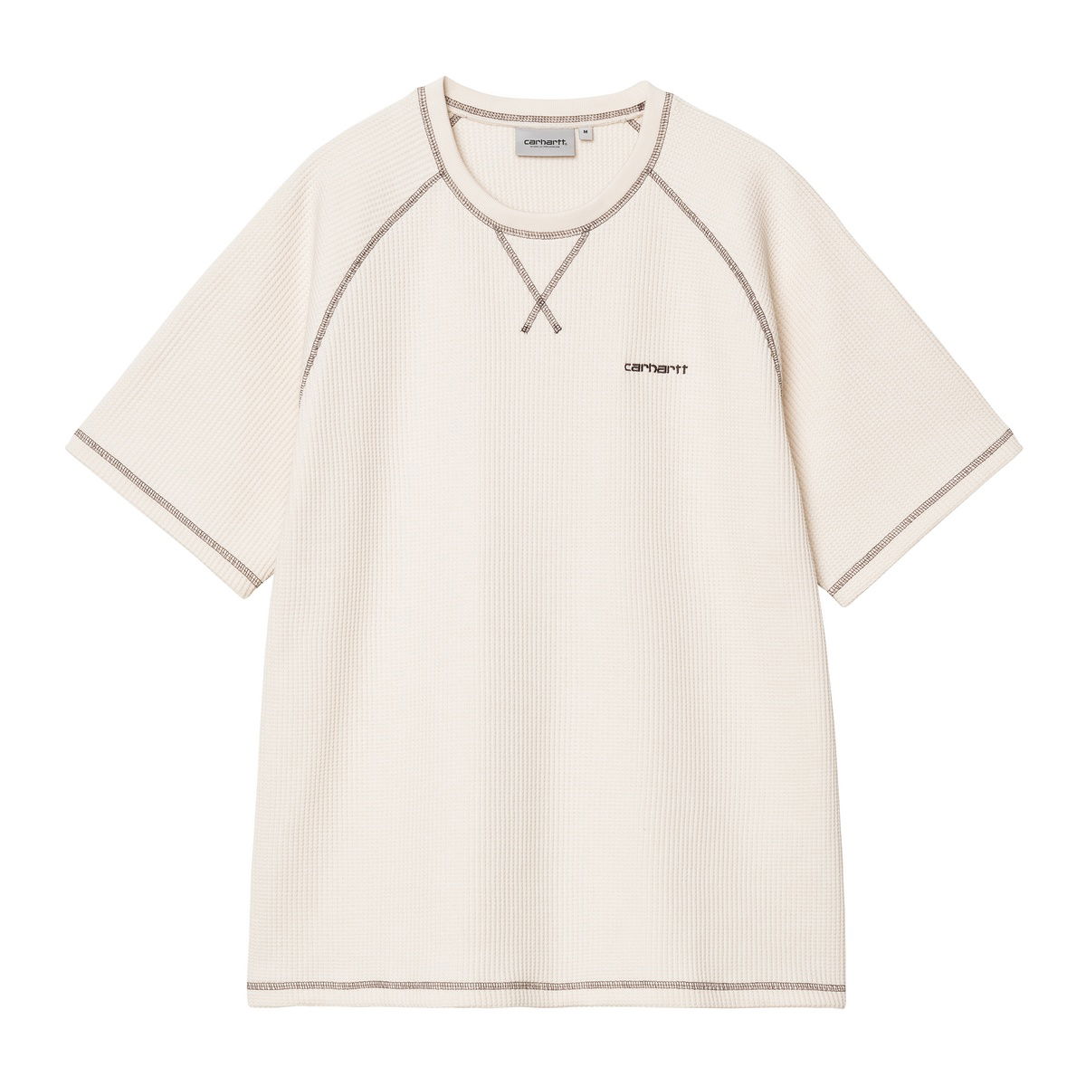 Tričko Carhartt WIP Carhartt WIP Short Sleeve Waffle Panel T-Shirt Béžová | A251014_6, 0