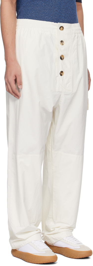 Cargo nohavice Bottega Veneta Light Cotton Twill Trousers Biela | 807487V4CS03043, 1