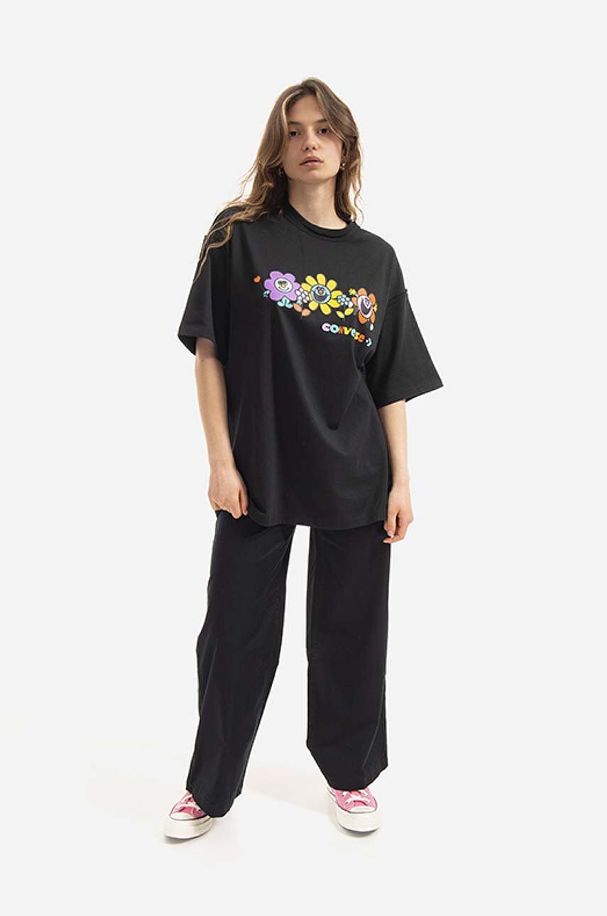 Cargo nohavice Converse Wide Leg Carpenter Pants Čierna | 10022968.A03, 1