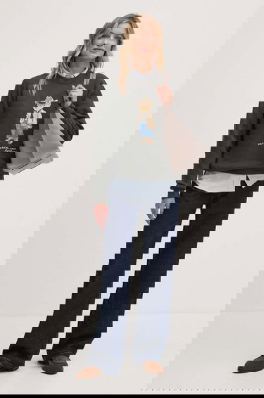 Mikina Polo by Ralph Lauren Cowboy Bear Graphic Sweatshirt Šedá | 211941193, 2