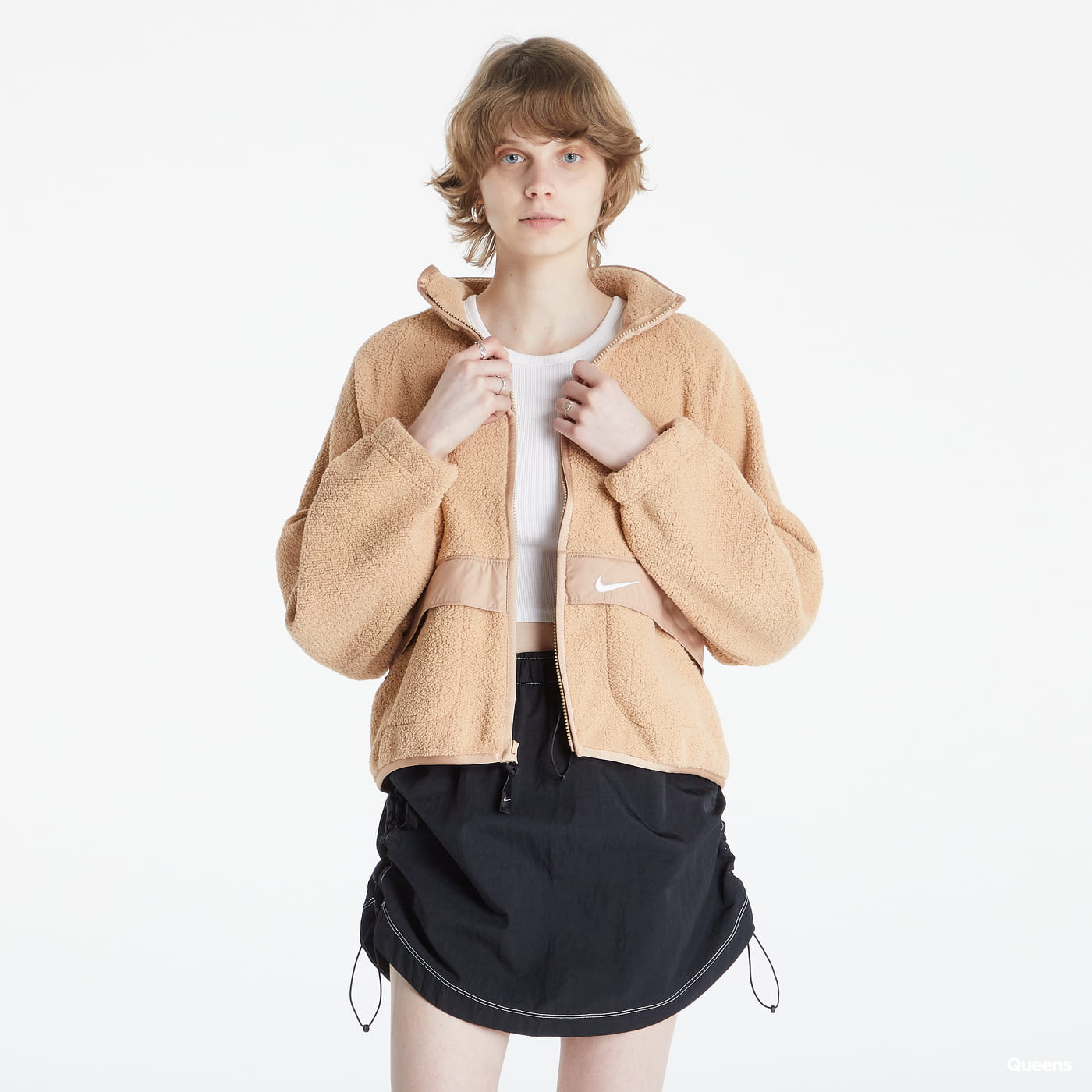 Bunda Nike Sherpa Fleece Jacket Béžová | DO7760-200, 0