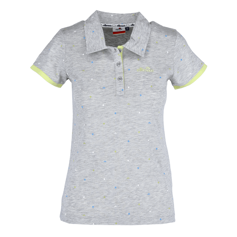 Polo tričko Ellesse Heritage Polka Dot Polo Shirt Šedá | ELA201F701-3B