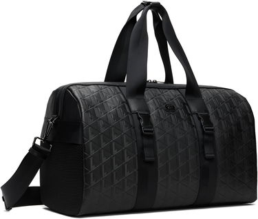Cestovná taška Lacoste Lacoste Nomogram Leather Weekend Bag Čierna | NH4839MR_000, 4