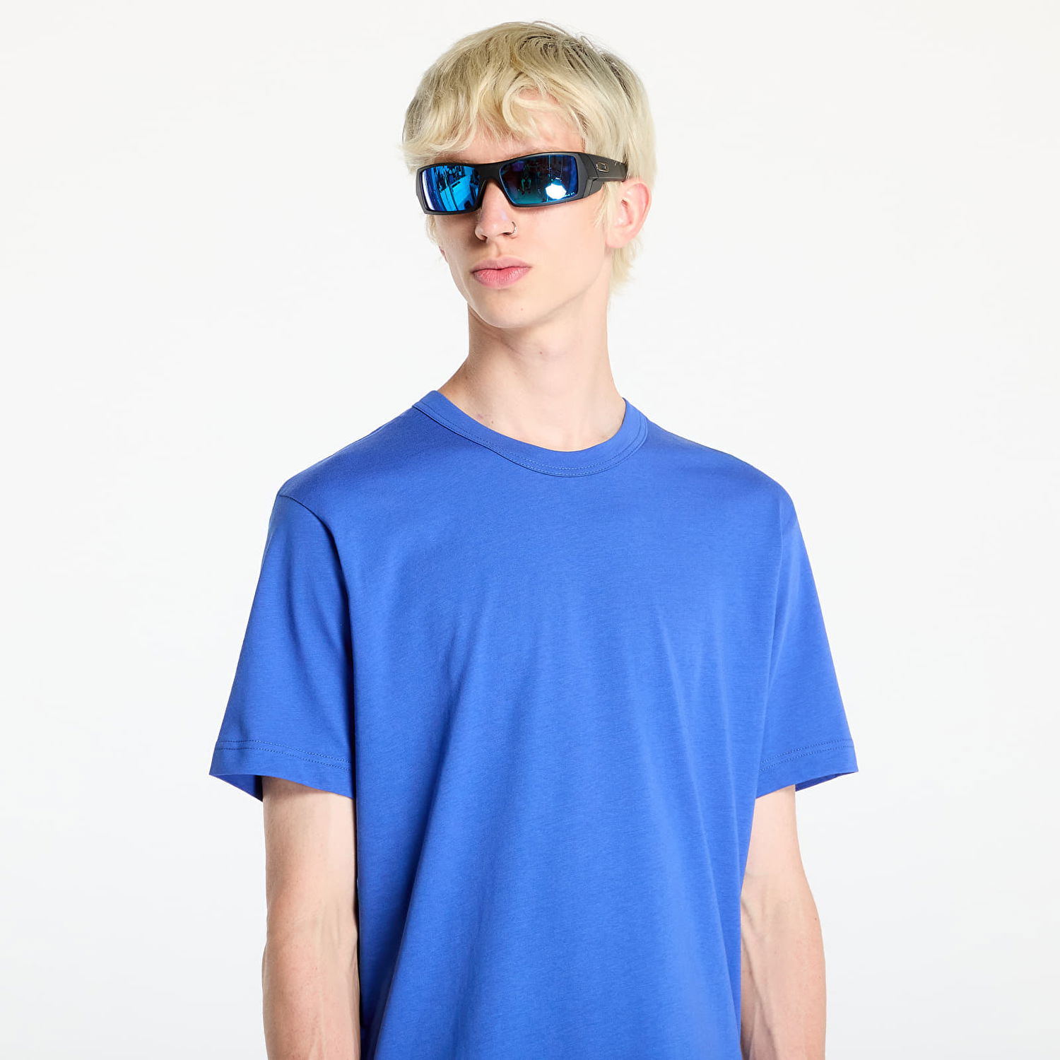 Tričko Comme des Garçons SHIRT Knit T-Shirt Blue Modrá | FN-T015 Blue, 1