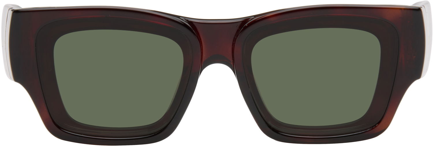 Slnečné okuliare Loewe Paula's Ibiza Goggle Rectangle Sunglasses Hnedá | LW40172UW5652N 192337236150, 0