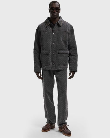 Bunda DAILY PAPER Washed Monogram Workwear Jacket Šedá | 2523035, 1