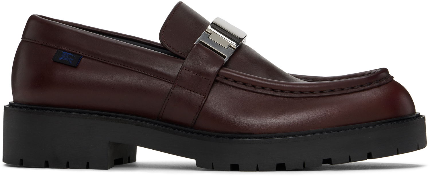 Tenisky a topánky Burberry Leather Raft Loafers Hnedá | 8102694, 0