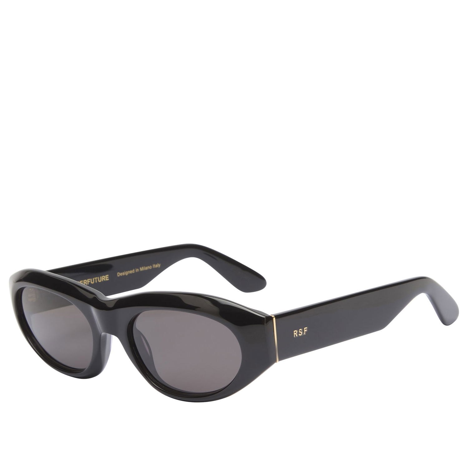 Slnečné okuliare RETROSUPERFUTURE Sleek Thick-Frame Cinema Sunglasses Čierna | 8059026147802, 1
