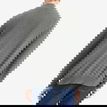 Sveter Gucci Gucci Monogram Wool Cashmere Cardigan, Large Šedá | 815009-XKEK5-1078, 3