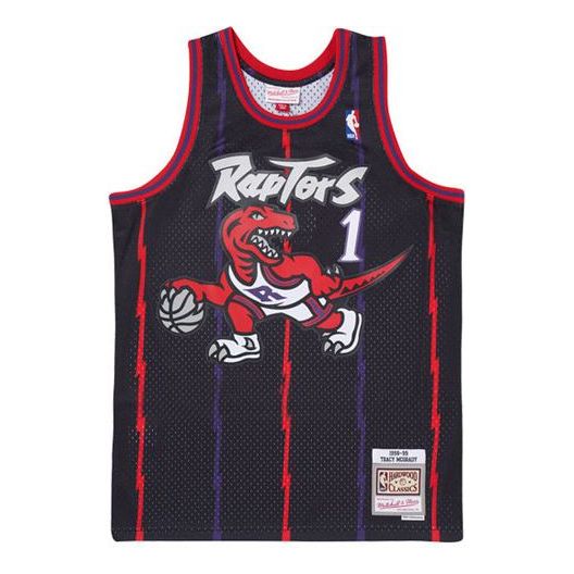 Dres Mitchell & Ness Mitchell & Ness NBA Raptors Tracy McGrady Basketball Jersey Čierna | SMJYCP19291-TRABLCK98TMC