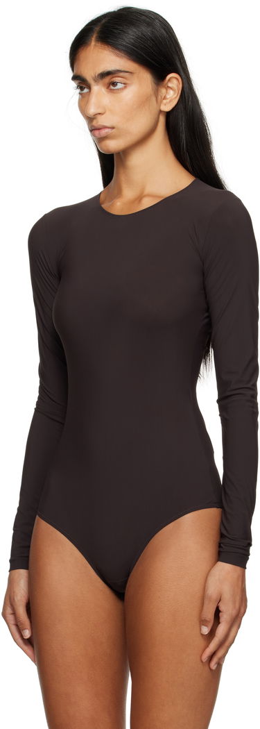 Body Maison Margiela MM6 Maison Margiela Jersey Bodysuit Hnedá | S62NA0085 S20518, 3