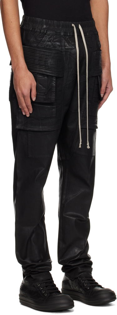 Cargo nohavice Rick Owens DRKSHDW Hollywood Creatch Denim Cargo Pants Čierna | DU01E3376 SCF, 1