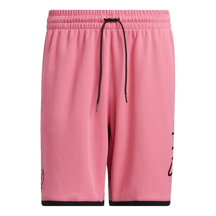 Šortky adidas Originals Dolla Ep Damian Basketball Training Shorts Ružová | GU0179, 0