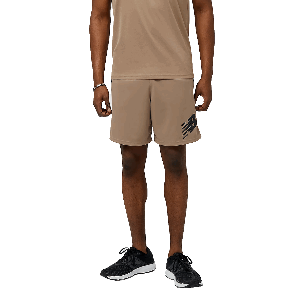 Šortky New Balance Football Training Shorts Béžová | MS31127-MS, 0