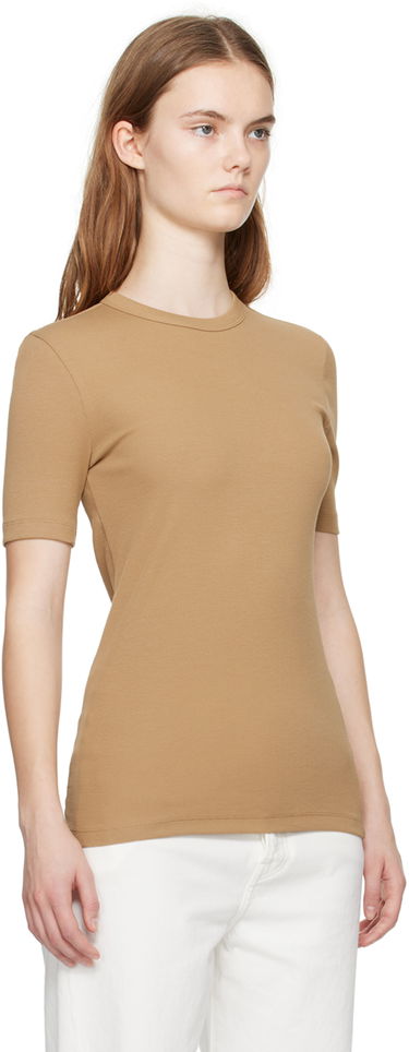 Tričko TOTEME TOTEME Women's Classic T-Shirt Béžová | 241-WRT1459-FB0094, 1