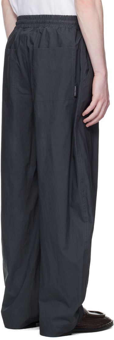 Nohavice Bottega Veneta Bottega Veneta Resinated Cotton Trousers Šedá | 826832V5D201592, 2